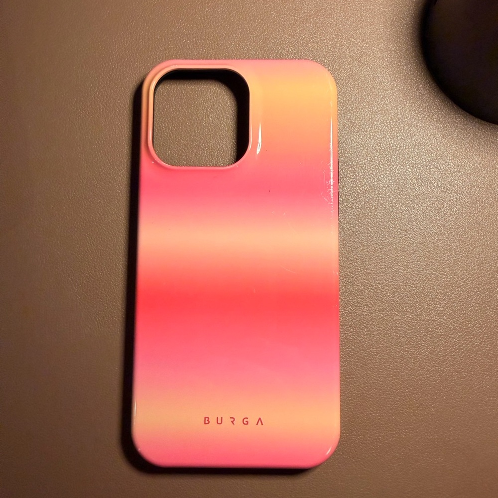 BURGA Pink Gradient Protective Phone Case